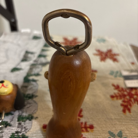 Vintage Wooden Dog Cork Screw and bottle opener - Picture 3 of 5